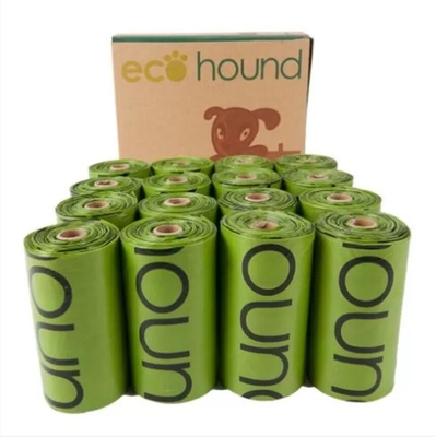8L Corn Starch PLA Biodegradable Poop Bags With Dispenser